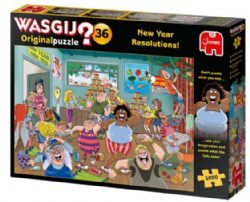 WASGIJ ORIGINAL NO 36 JAUNE 1000 PIÈCES - LES RÉSOLUTIONS DU NOUVEL AN !